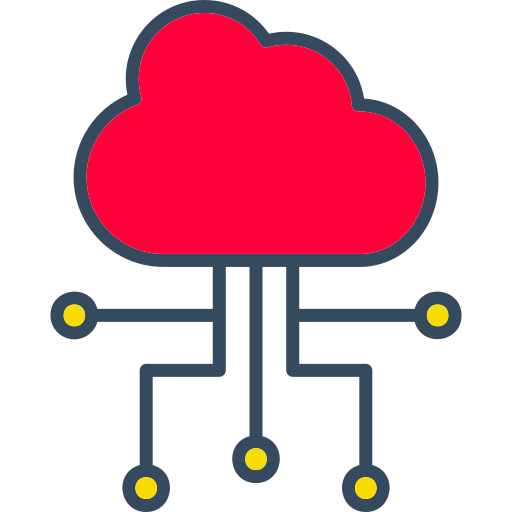 cloud computing Generic color lineal-color icon