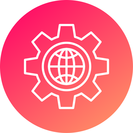 Globalization Generic gradient fill icon