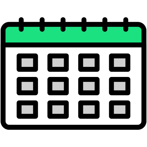 kalender Generic color lineal-color icon