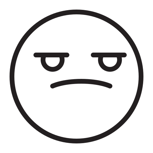 Sad Generic outline icon