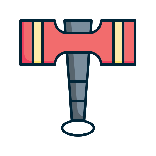 Hammer Generic color lineal-color icon