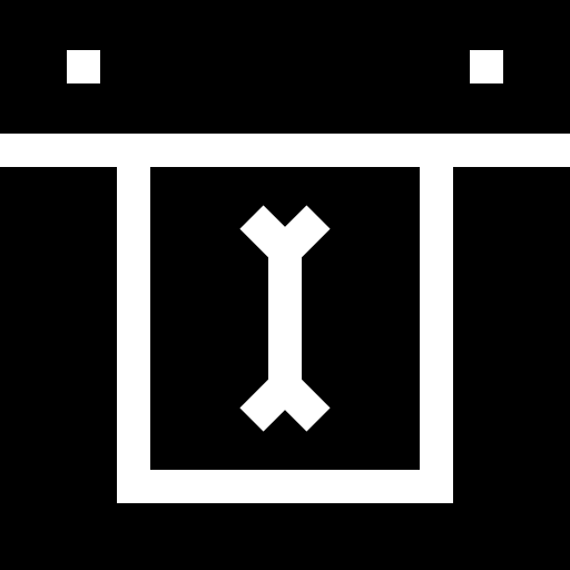 rayos x Basic Straight Filled icono