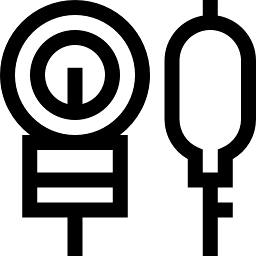혈압계 Basic Straight Lineal icon