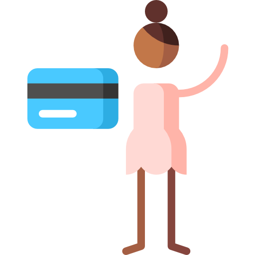 Payment Puppet Characters Flat icon