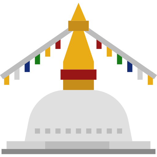 boudhanath Wichai.wi Flat ikona