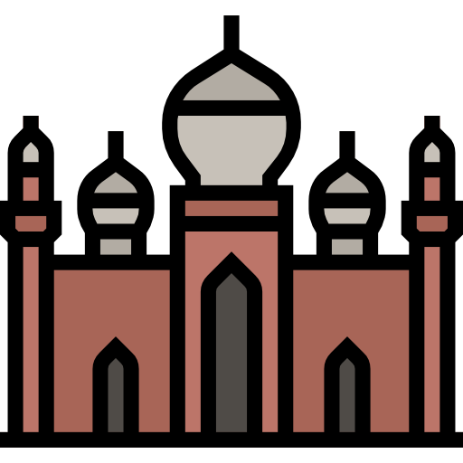 badshahi moschee Wichai.wi Lineal Color icon