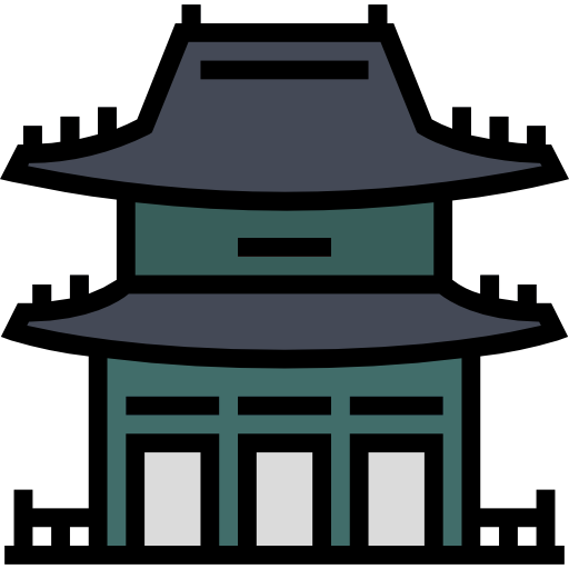 gyeongbokgung Wichai.wi Lineal Color icon