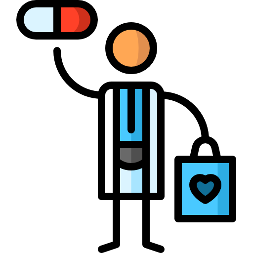 farmacéutico Special Lineal color icono