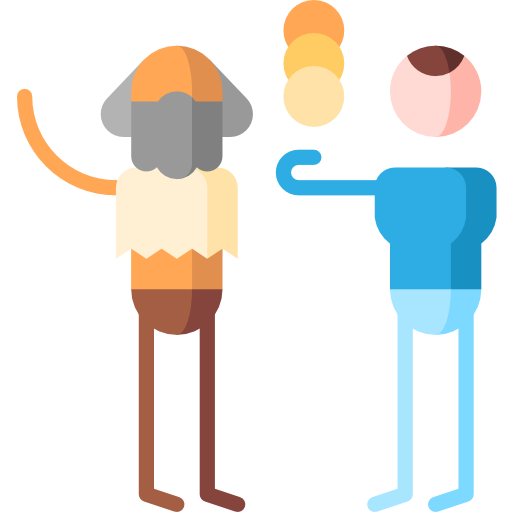 Altruism Puppet Characters Flat icon