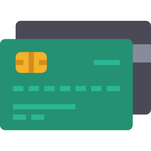 Debit card Wichai.wi Flat icon
