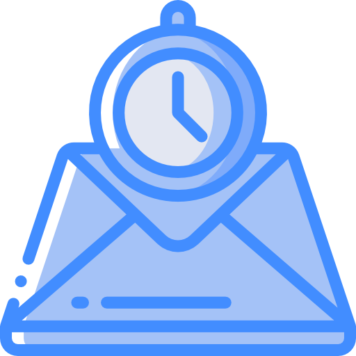 Mail Basic Miscellany Blue icon