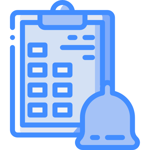 Clipboard Basic Miscellany Blue icon