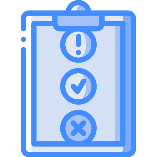 클립 보드 Basic Miscellany Blue icon