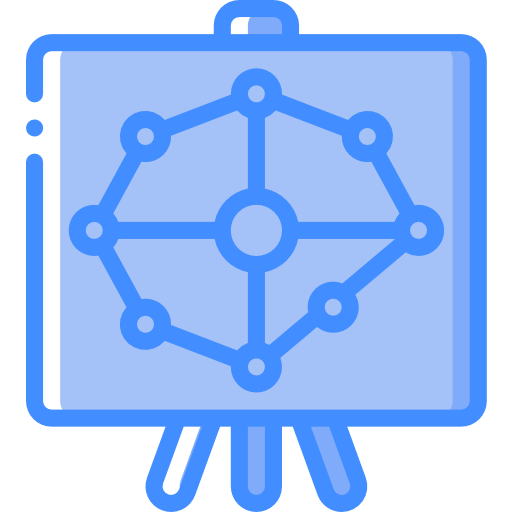 차트 Basic Miscellany Blue icon