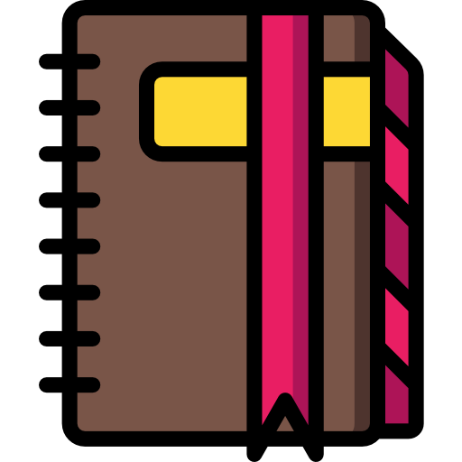 Notebook Basic Miscellany Lineal Color icon