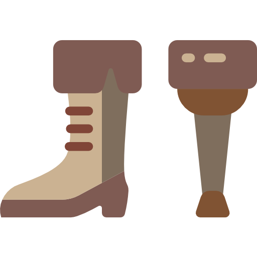 pierna de madera Basic Miscellany Flat icono