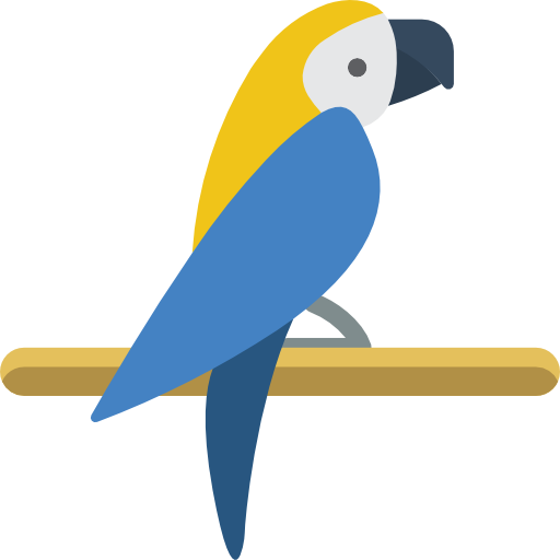 papegaai Basic Miscellany Flat icoon