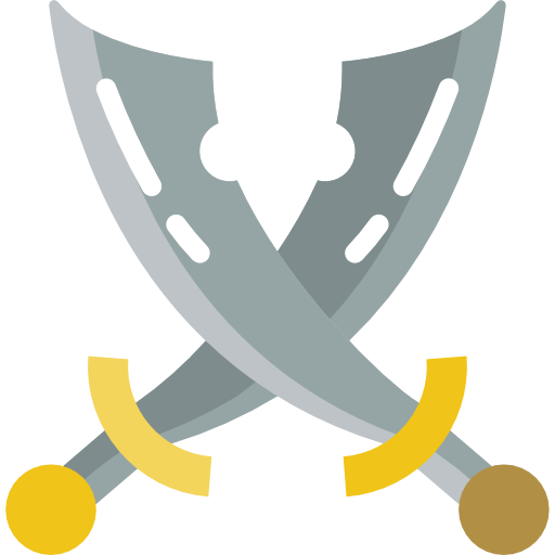 zwaarden Basic Miscellany Flat icoon