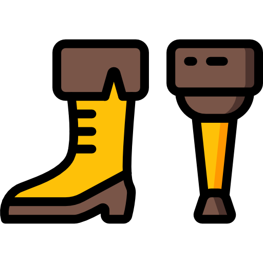 Wooden leg Basic Miscellany Lineal Color icon