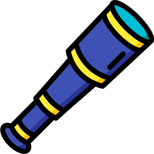 望遠鏡 Basic Miscellany Lineal Color icon