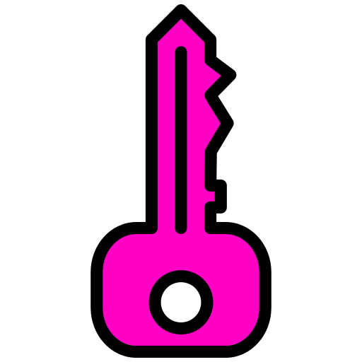 llave Generic color lineal-color icono