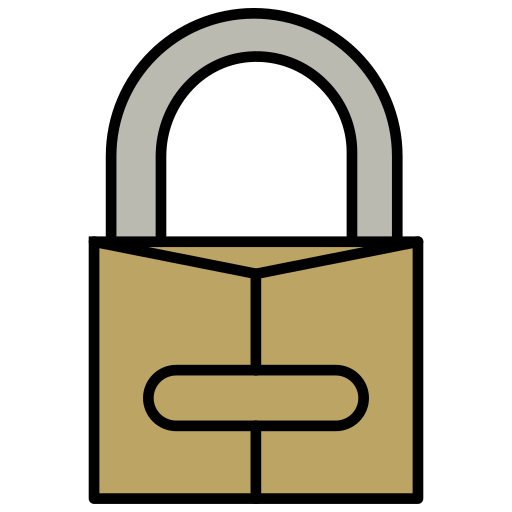 Lock Generic color lineal-color icon