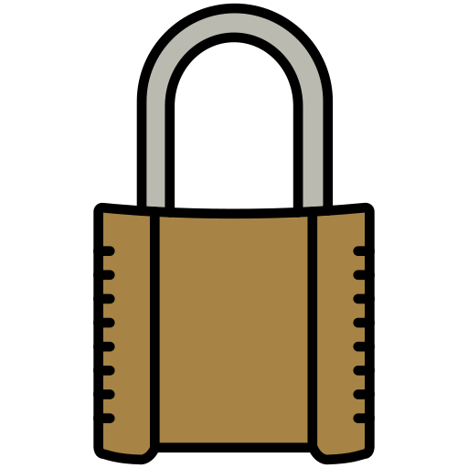 Lock Generic color lineal-color icon