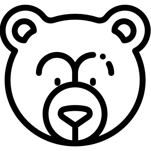 북극곰 Detailed Rounded Lineal icon
