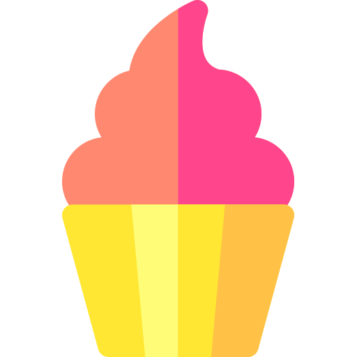 cupcake Basic Rounded Flat icon