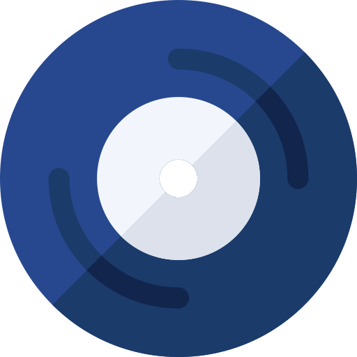 vynil Basic Rounded Flat icoon