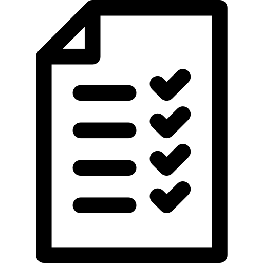 체크리스트 Basic Rounded Lineal icon