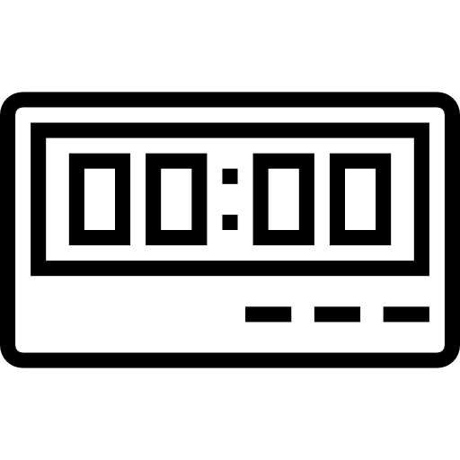 Цифровые часы Wichai.wi Outline иконка