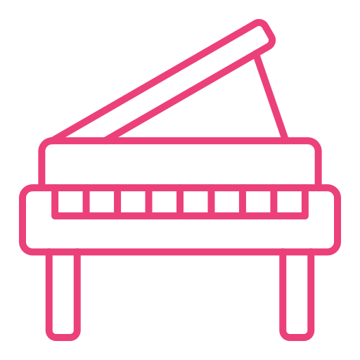 pianoforte Generic color outline icona