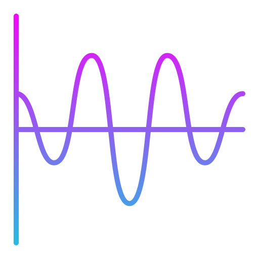 dźwięk Generic gradient outline ikona