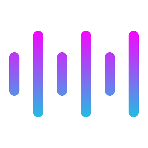 Sound waves Generic gradient fill icon