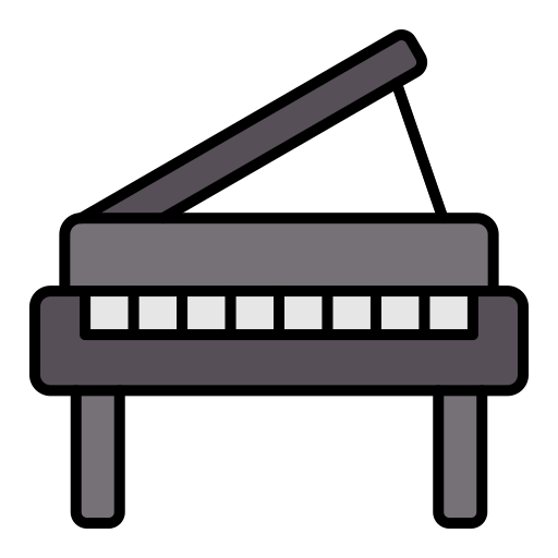 piano Generic color lineal-color Ícone