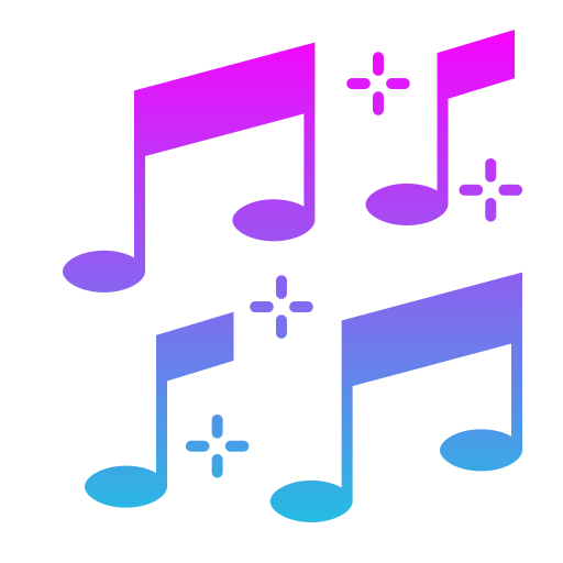 Musical Generic gradient fill icon