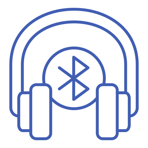 słuchawki bluetooth Generic color outline ikona