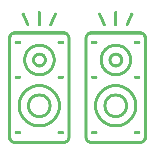 Loudspeaker Generic color outline icon