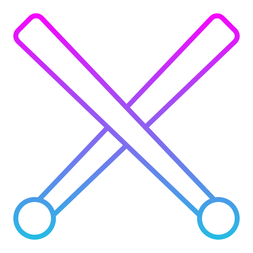 Drumsticks Generic gradient outline icon