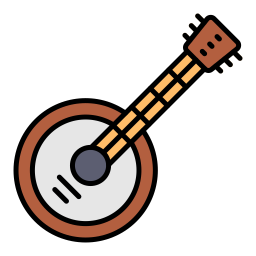 banjo Generic color lineal-color Ícone