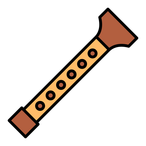 flûte Generic color lineal-color Icône