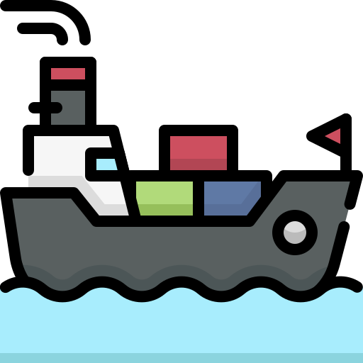 schip Generic color lineal-color icoon