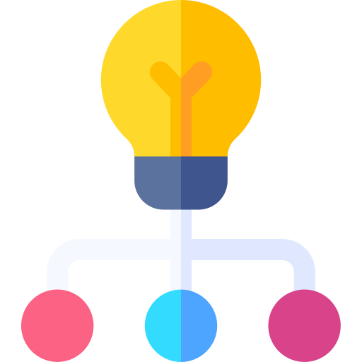 Deep learning Basic Rounded Flat icon