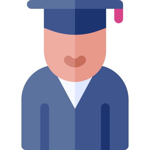 Graduate Basic Rounded Flat icon