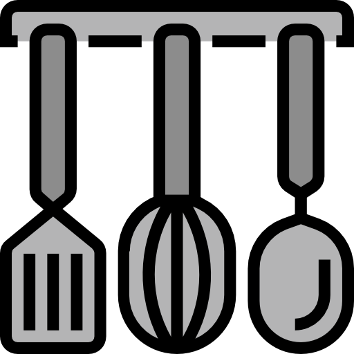 Kitchen utensils Wichai.wi Lineal Color icon