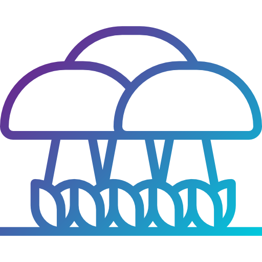Гриб Pause08 Gradient иконка