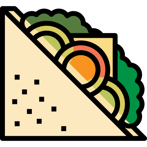 kanapka Pause08 Lineal Color ikona