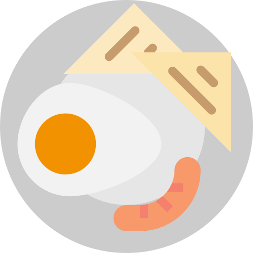 Śniadanie Pause08 Flat ikona