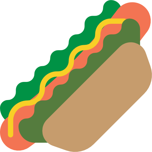 hot dog Pause08 Flat ikona
